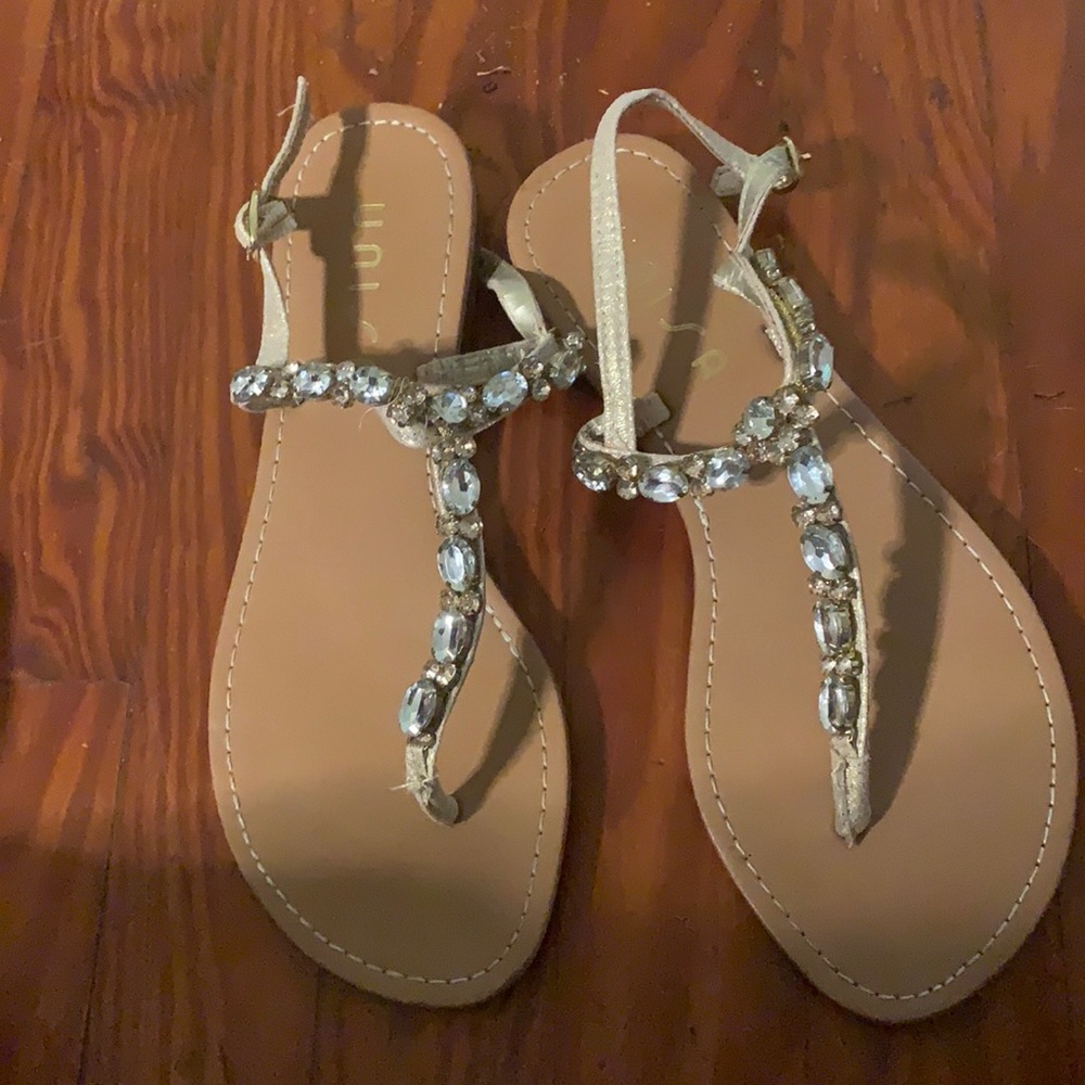 Jeweled sandals